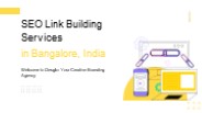 SEO Link Building Services in Bangalore, India
