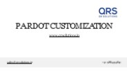 Pardot Customization | QR Solutions Pvt Ltd