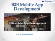 B2B Mobile App Development
