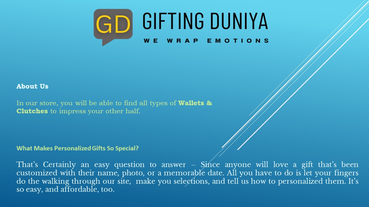 best men's personalized wallets - Gifting Duniya