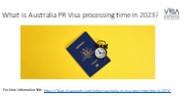 What is Australia PR Visa processing time in 2023?