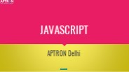 Javascript Training in Delhi