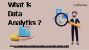 what Is data analytics