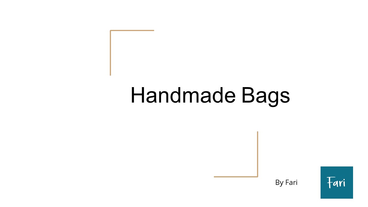 handmade bags
