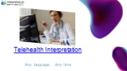 Interpretation Services For Telehealth