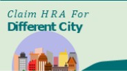 Claim HRA for different city
