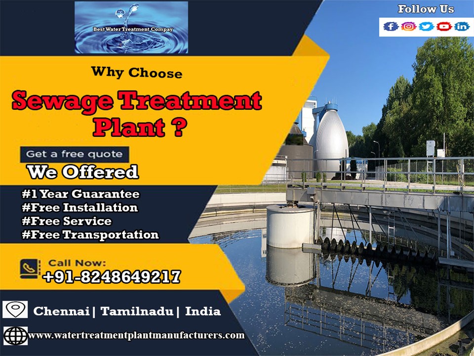 PPT Sewage Treatment Plant Chennai, Tamil Nadu, Bangalore, Karnataka