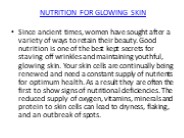 NUTRITION FOR GLOWING SKIN