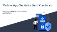 Mobile App Secuirty Best Practices