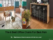 The 6 Best Office Chairs For Back Pain