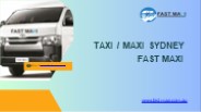 Maxi Cab Sydney