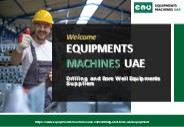 Drilling and Bore Well Equipments Suppliers