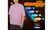 Lilac Oversized T Shirt – Punjabi Adda