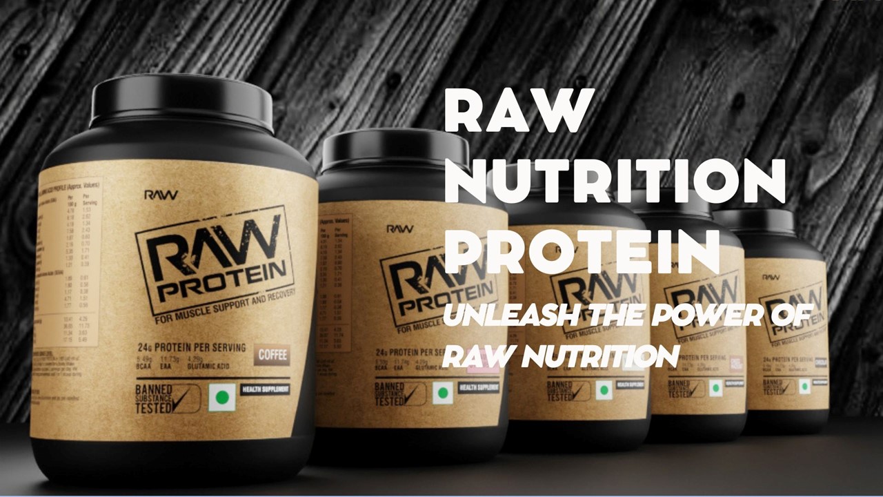 Top RAW Nutrition Whey Protein Powder Online in India | HealthFarm