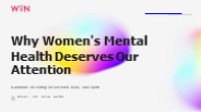 The Need for Women's Mental Health Awareness