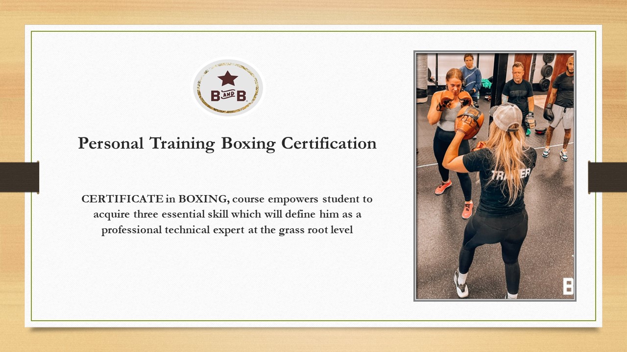 Personal Training Boxing Certification
