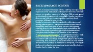 back massage London