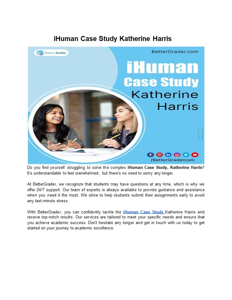 iHuman Case Study Katherine Harris