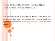 How to get Database Assignment Help from professionals.pptx