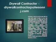 Drywall Contractor - drywallcontractorpatersonnj.com