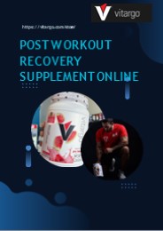 Post Workout Recovery Supplement Online
