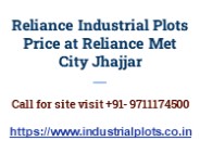 Reliance Industrial Plots Price