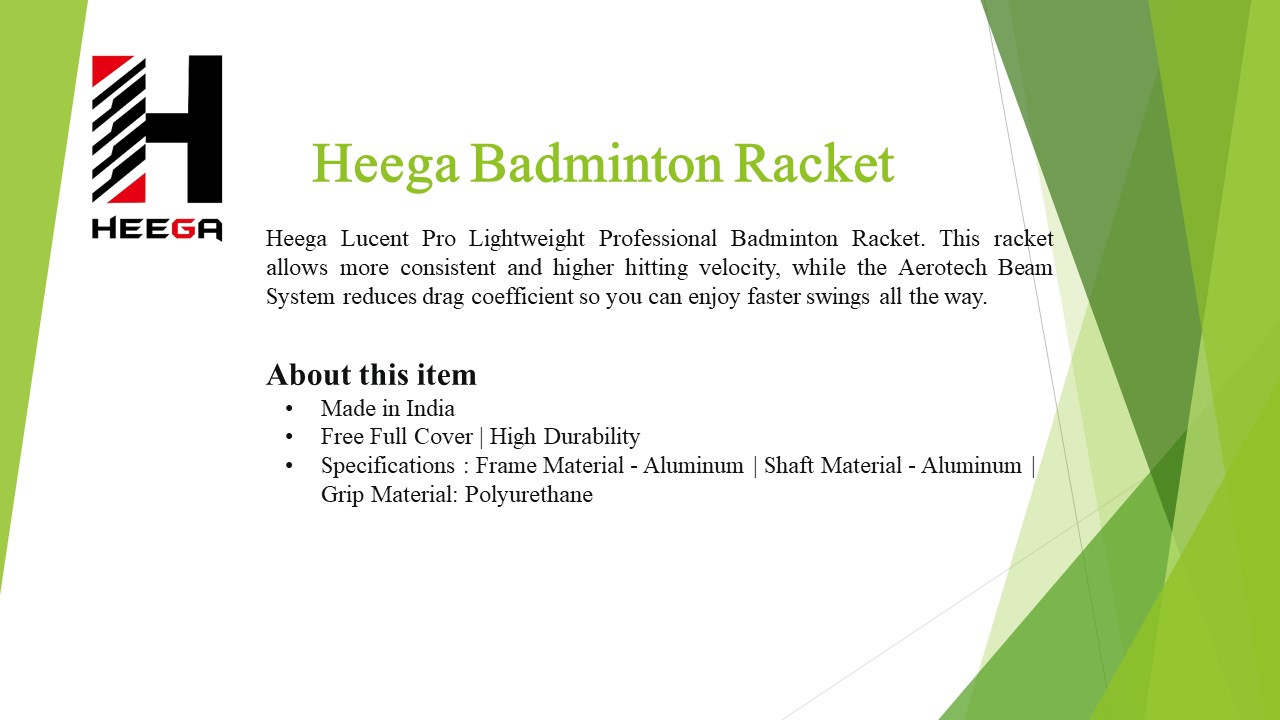 Heega Lucent Pro Badminton Racket