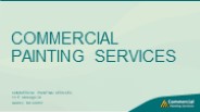 About Commercial Painting Services