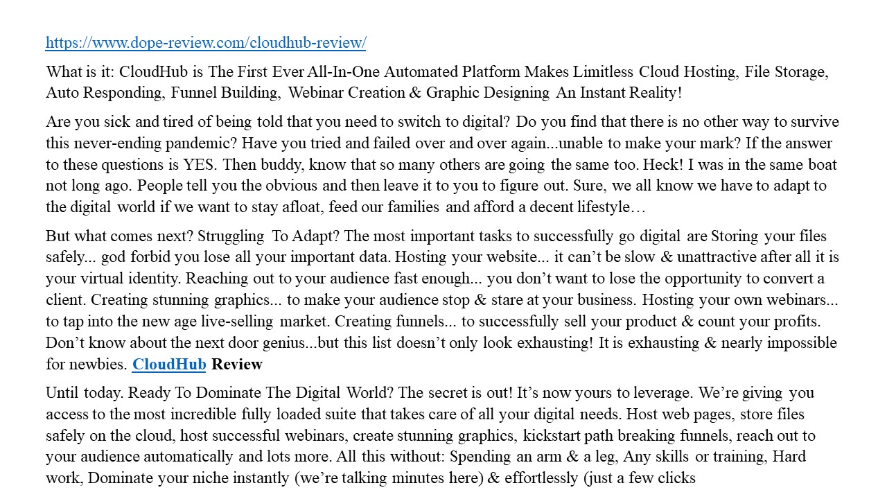 presentation player overlay