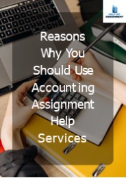 Reasons Why You Should Use Accounting Assignment Help Services