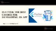 Flutter; the best choice for developing an app