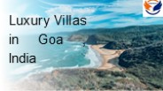Luxury Villas in Goa India