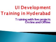 UI Development Training in Hyderabad