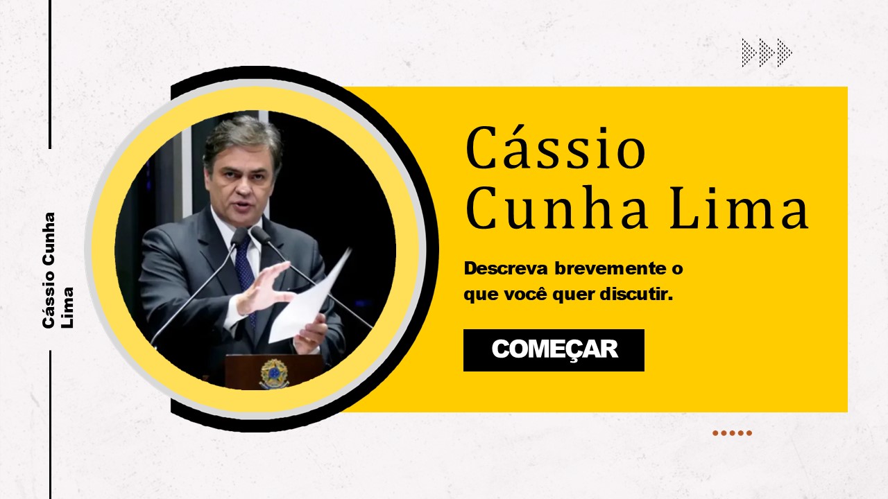 Senador Cassio Cunha Lima