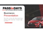 Pass In Days - Intensive Driving Course