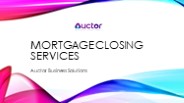 Mortgage Process | Auctor Business Solutions