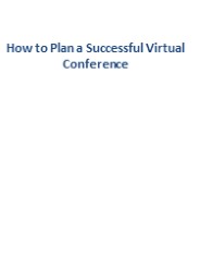 How to Plan a Successful Virtual Conference