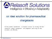 Pharmaceutical chargebacks