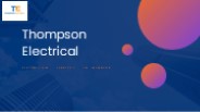 Electrician Services in Windsor - Thompson Electrical