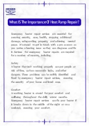 What Is The Importance Of Heat Pump Repair?