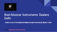 Best Musical Instruments Dealers Delhi