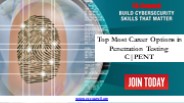 Top Most Career Options in Penetration Testing CPENT | Enroll Now