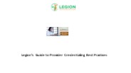 Legion’s Guide to Provider Credentialing Best Practices