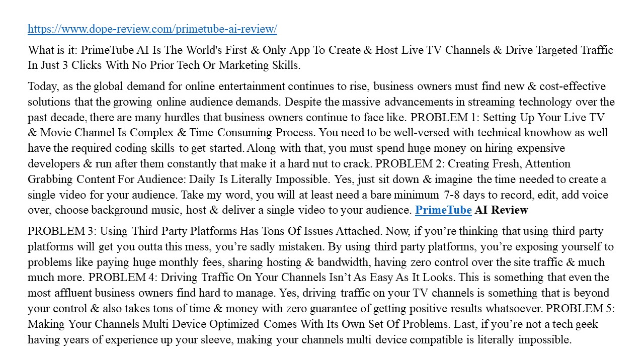 PrimeTube AI Review (1)