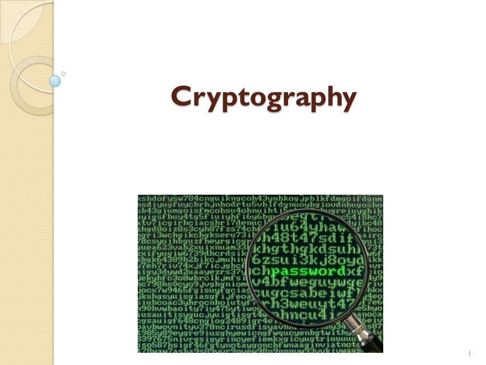 Cryptography presentation | free to download