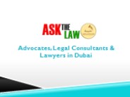 Top Lawyers in Dubai - UAE