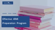 Scholastic Excellence's Effective ATAR Preparation Program