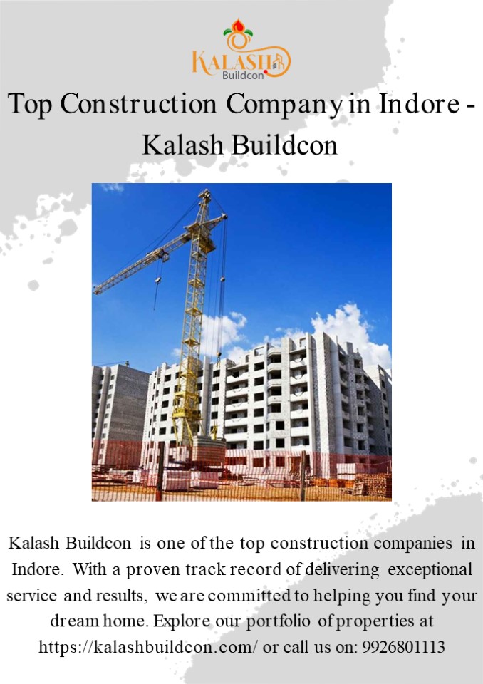 Top Construction Company in Indore - Kalash Buildcon