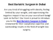 Bariatric Surgeon in Dubai (1)