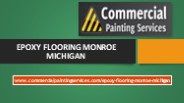 Epoxy Flooring Contractors Monroe MI